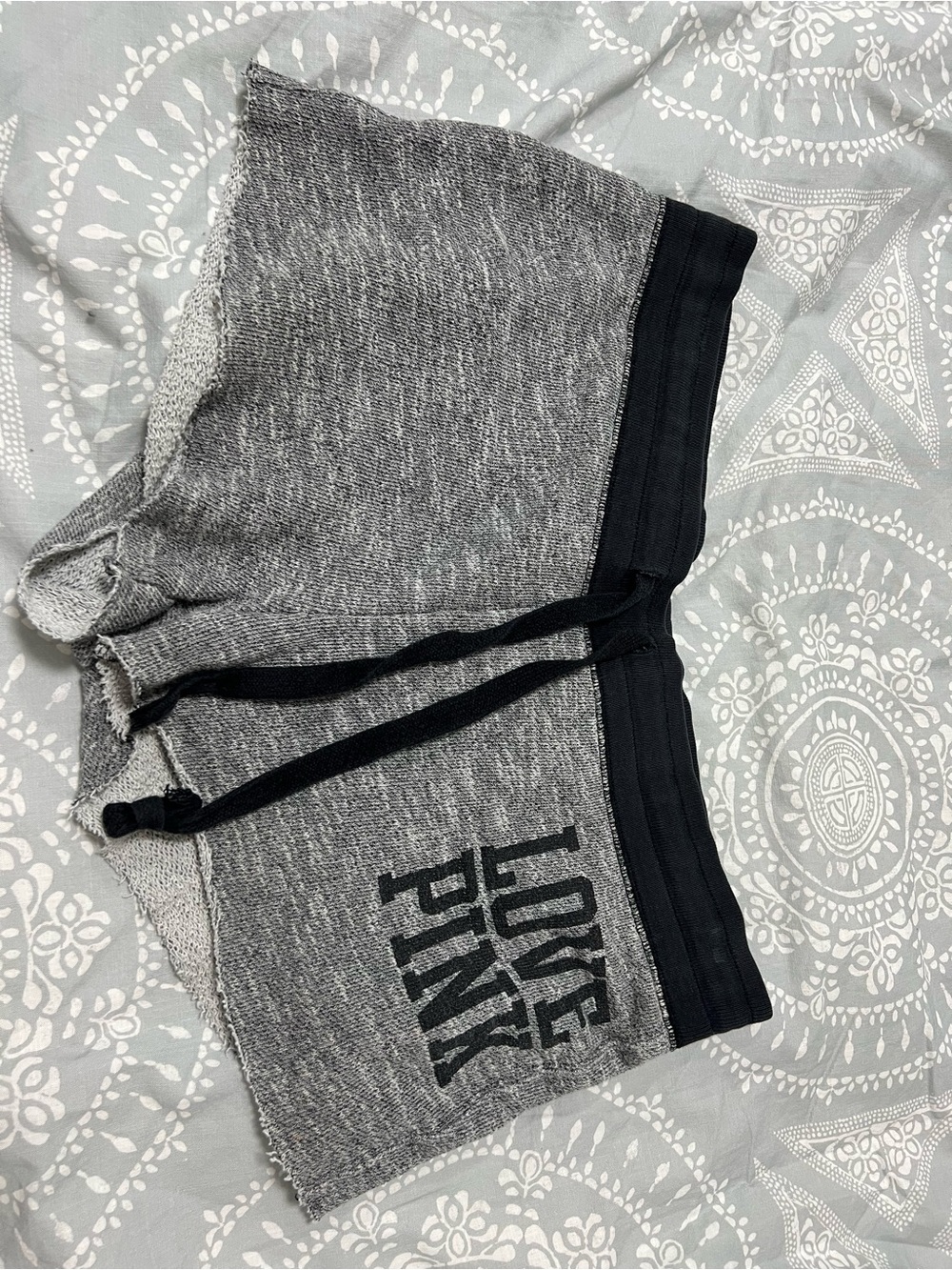 Victoria's Secret PINK Gray and Black Crewneck Sweatshirt - Picture 5 of 8